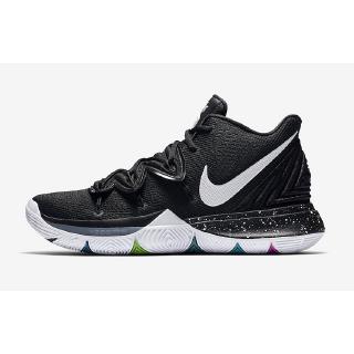 Maopan Original Fashion Nike Kyrie 5 Irving 5th Generation Black and White Black