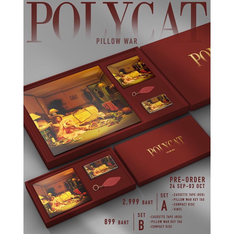 Polycat อัลบั้ม ที่3: Pillow War [แผ่นเสียง/เทป/ซีดี] | Shopee Thailand