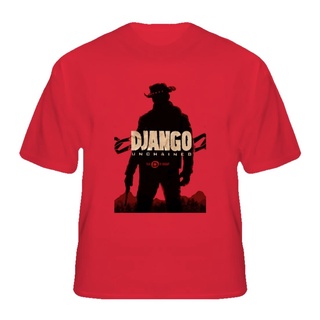 เสื้อยืด พิมพ์ลายภาพยนตร์ Django Unchained Western Movie Father Day คุณภาพดี เหมาะกับของขวัญวันพ่อS-5XL