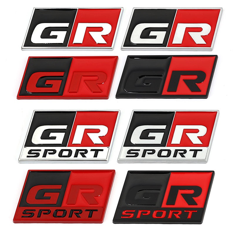 สติ๊กเกอร์โลโก้ Gr สําหรับติดตกแต่งรถยนต์ Toyota GR Sticker | Shopee ...