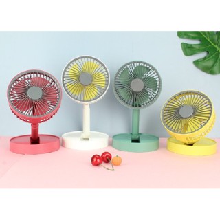 พัดลม mini P9 usbfan fan พัดลมพกพา พัดลมมินิน้อง P9 รุ่นใหม่สีสันสดใส พกพาสะดวก พับได้(2020)