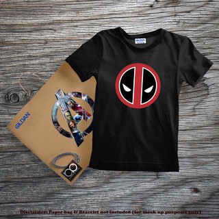 เสื้อเด็กหญิง - เวนเจอร์สอินฟินิตี้สงครามมาร์เวลซูเปอร์ฮีโร่ Deadpool Tshirt สําหรับเด็ก 08