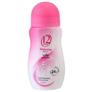 TWELVE PLUS Deodorant Pink Roll On 45 ml.