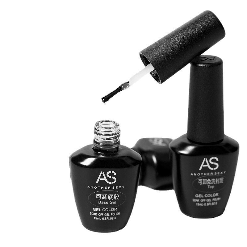 AS Base coat,Topcoat,เบส ท็อปกระจก 15มล. Shopee Thailand