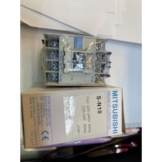 ￼MITSUBISHI แมกเนติก คอนแทกเตอร์ S-N10 Magnetic Contactor Coil 220v380V พร้อมส่ง