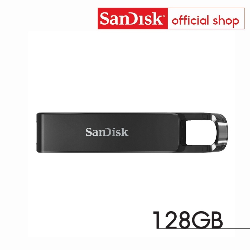 ภาพหน้าปกสินค้าSanDisk Ultra USB Type-C Flash Drive 128GB (SDCZ460-128G-G46)