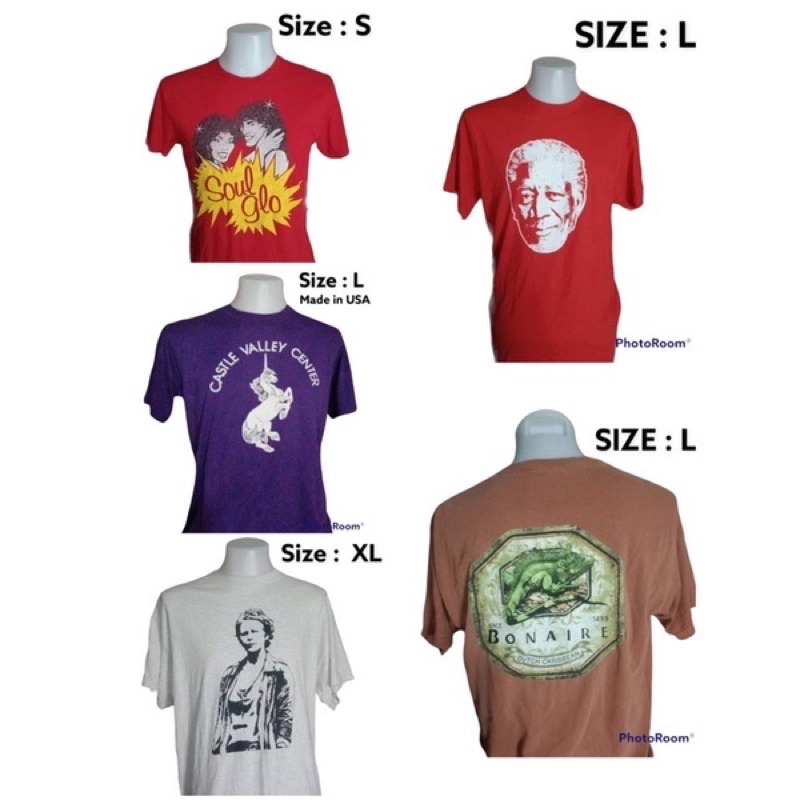 เสื้อยืดusaมือสอง-งานคัดกระสอบ-sizes-l-xl