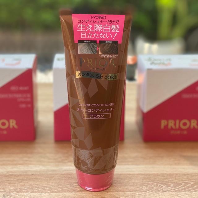 ครีมนวด ปิดผมขาว ญี่ปุ่น 230g SHISEIDO PRIOR COLOR CARE CONDITIONER ...