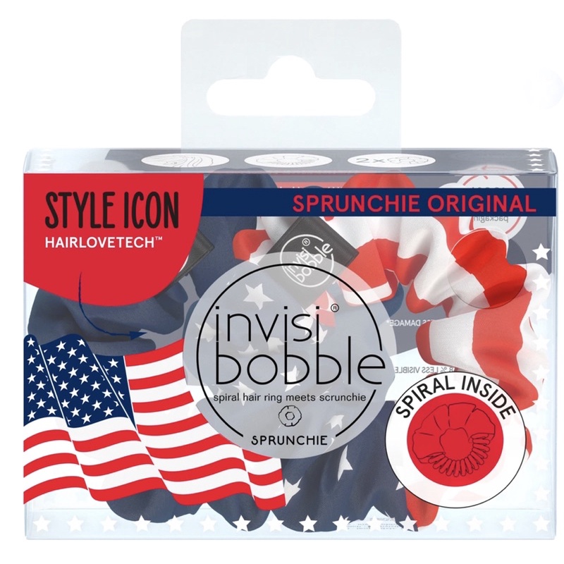 พร้อมส่ง-invisibobble-americana-sprunchie-แท้100