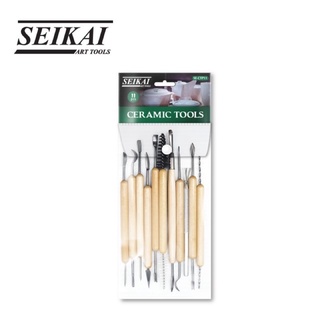 สินค้า ชุดเครื่องมืองานปั้น งานเซรามิค 11 ชิ้น ยี่ห้อ seikai อุปกรณ์การปั้นดิน