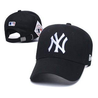 ใหม่ MLB NY หมวกเบสบอล ผ้าตาข่าย ระบายอากาศ สไตล์เกาหลี นิวยอร์ก ฤดูร้อน m5eU