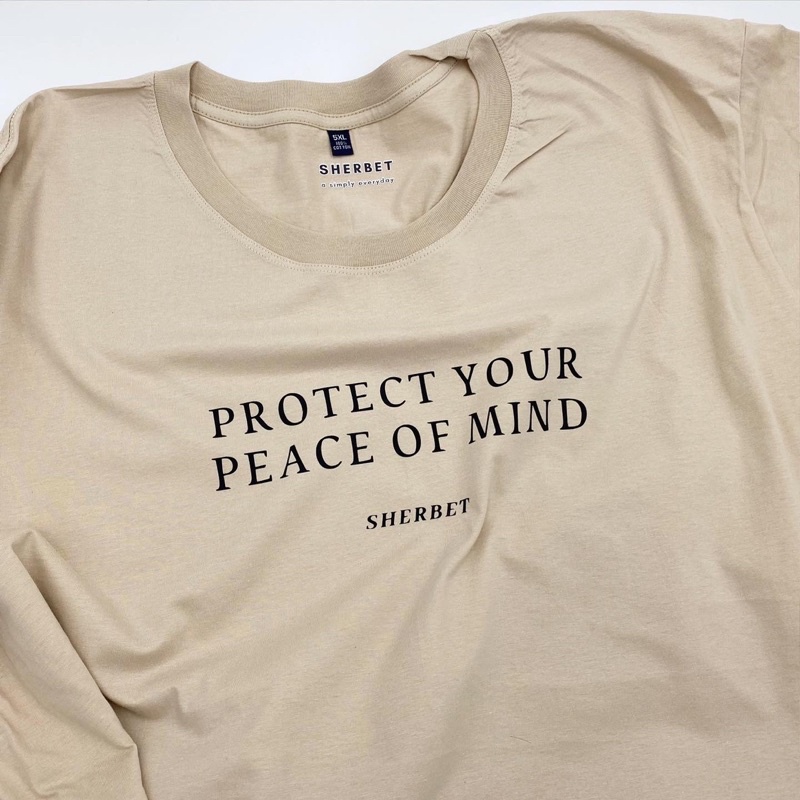 sherbettee-เสื้อยืดลาย-peace-of-mind