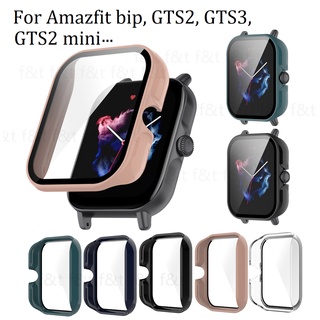 ภาพหน้าปกสินค้าเคส Amazfit GTS 3 ,Amazfit GTS 2 Amazfit GTS2 mini เคสโทรศัพท์มือถือกระจกนิรภัย PC แบบแข็ง สําหรับ เคส Amazfit bip and เคส Amazfit bip 3, Amazfit bip 3 pro Case ที่เกี่ยวข้อง