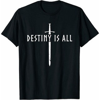 เสื้อยืด พิมพ์ลาย Destiny Is All Kingdom คุณภาพดี ของขวัญวันพ่อ