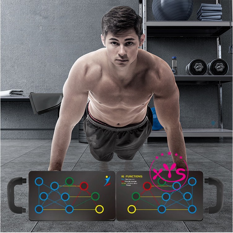 บอร์ดวิดพื้น-push-up-16-functions-พับเก็บได้-อุปกรณ์ออกกำลังกาย-อุปกรณ์ฟิตเนส-บริหารกล้ามเนื้อ