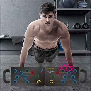 💪บอร์ดวิดพื้น PUSH-UP 16 FUNCTIONS พับเก็บได้ อุปกรณ์ออกกำลังกาย อุปกรณ์ฟิตเนส บริหารกล้ามเนื้อ