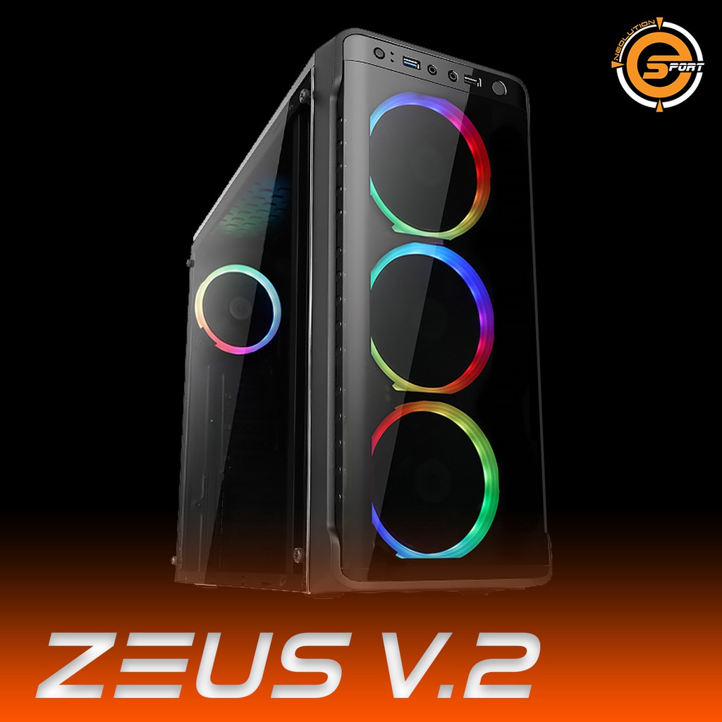 CASE (เคสเกมมิ่ง) Neolution E-Sport Case Zeus V2 | Shopee Thailand