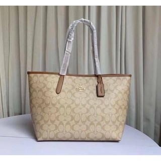 COACH 5696 CITY TOTE IN SIGNATURE CANVAS