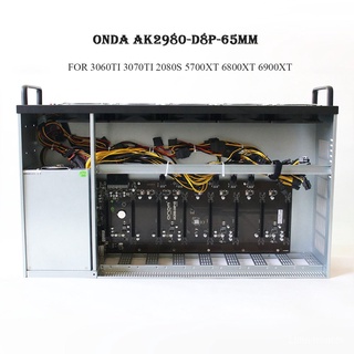 คอมพิวเตอร์ Bitcoin Miner Case PC Server Frame ETH XMR BTC For Onda AK2980 K7 K15 3060TI 3070 5700 6800XT 8 GPU Card USB Miner CPU Case เครื่องขุด