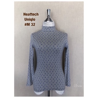 เสื้อคอเต่า Heattech Uniqlo  เสื้อคอเต่าฮีทเทคสีเทา