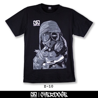 Tee เสื้อยืดสีขาวผู้หญิง แฟชั่นยูนิเซ็กซ์Overdose T-shirt เสื้อยืดคอกลม สีดำ รหัส Z-10(โอเวอโดส)