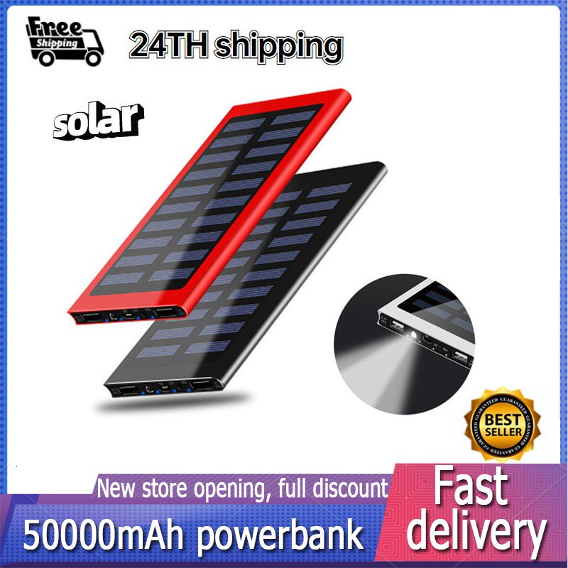OriginalCOD brands Solar Charging 100 Original Powerbank 50000mah slim