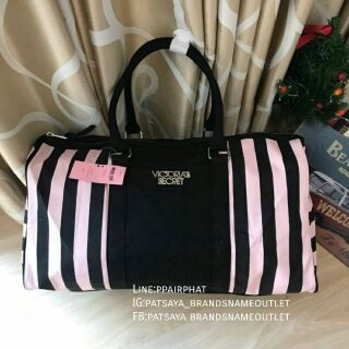 New !!VICTORIA SECRET LUGGAGE TRAVEL OVERSIZED BEACH BAGเเท้💯💯💯outlet