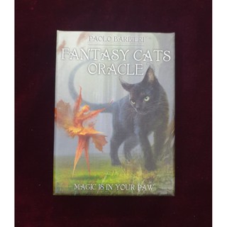 ไพ่ออราเคิลแมวแฟนตาซี Fantasy Cats Oracle/ไพ่ออราเคิลแท้/ไพ่ออราเคิลดราคา/ไพ่ยิปซี/ไพ่ทาโร่ต์/Tarot/Oracle