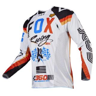 [JoeyGo] เสื้อกีฬาแขนสั้น ลาย FOX RACING สําหรับผู้ชาย เหมาะกับการขี่รถมอเตอร์ไซค์วิบาก