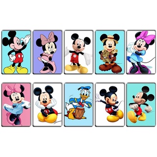 สติ๊กเกอร์ติดบัตร BTS MRT (mickey mouse) #No.1-30