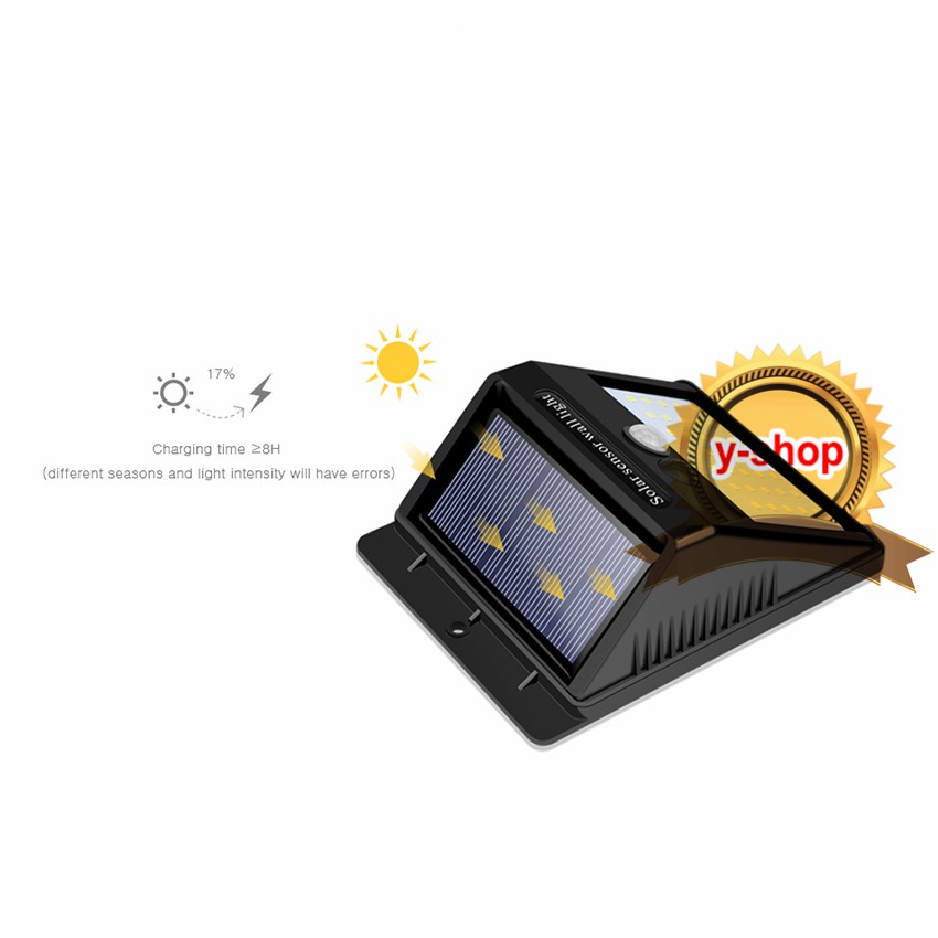 ภาพหน้าปกสินค้าSolar motion sensor light 35led 3โหมด มีไฟหรี่ ไฟติดผนังโซล่าเซลล์พลังงานแสงอาทิตย์ * จากร้าน y_shopping บน Shopee