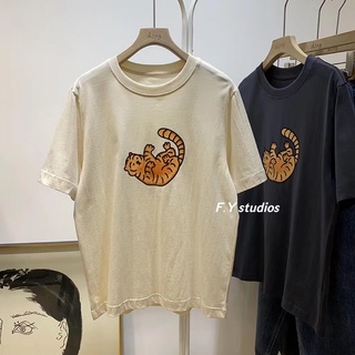 𝙁.𝙔 𝙨𝙩𝙪𝙙𝙞𝙤𝙨 (พร้อมส่งจากไทย) NO.187 เสื้อยืดแขนสั้นทรงหลวมสไตล์เกาหลี  เสื้อผ้าผู้หญิงน่ารัก