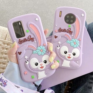 🐰เคสยางซิลิโคนกระต่ายม่วง StellaLou + สายคล้องคอเข้าคู่น่ารักสุดๆ🐰