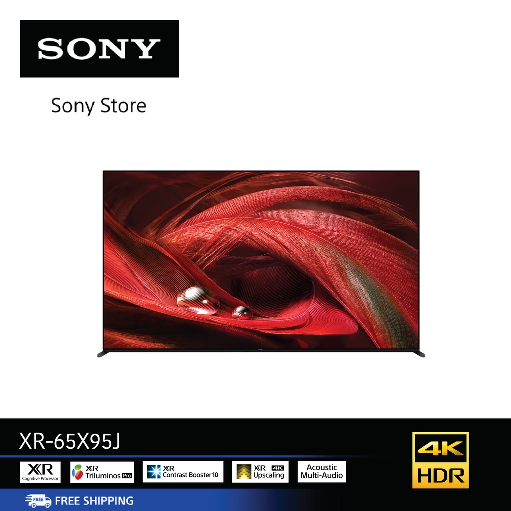 ภาพหน้าปกสินค้าSONY XR-65X95J  BRAVIA XR  Full Array LED  4K Ultra HD  HDR  สมาร์ททีวี (Google TV)
