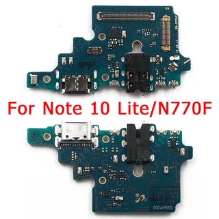 แท้ บอร์ดชาร์จ USB PCB อะไหล่ชิ้นส่วน สําหรับ Samsung Galaxy Note10 Plus Note 10 Lite 7 8 9