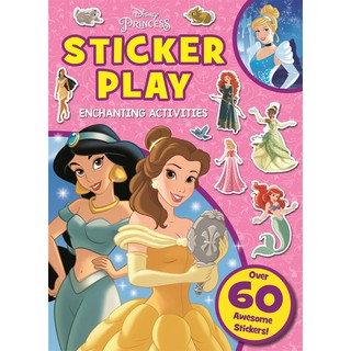 บงกช หนังสือต่างประเทศ Disney Princess: Sticker Play Enchanting Activities (Sticker Play Disney)