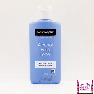 🔥โปรค่าส่ง25บาท🔥 Neutrogena Alcohol Free Toner 150 ml. นูโทรจีนา โทนเนอร์ ไม่มีแอลกอฮอล