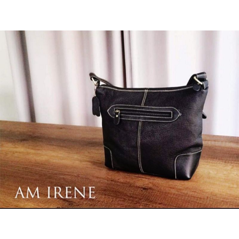 am-irene-กระเป๋าหนัง-หนังวัวแท้-ผิวชามัวร์