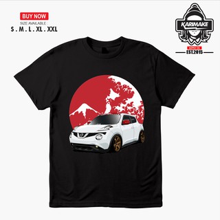 เสื้อยืดทุกวันdailyเสื้อยืด พิมพ์ลายรถยนต์ Nissan JUKE JDM CONCEPT Karimake สําหรับผู้ชายSto5XL