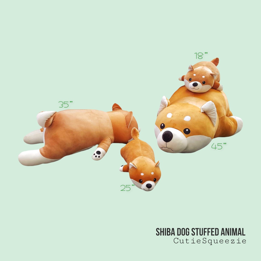 ตุ๊กตาหมาชิบะ-แบบลืมตา-shiba-dog-opened-eyes-stuffed-animal