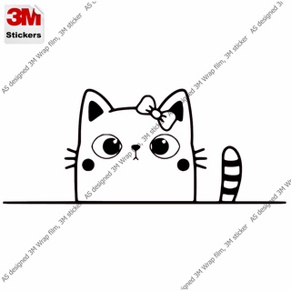แมว น่ารัก สติ๊กเกอร์ 3M ลอกออกไม่มีคราบกาว cat no.1 Removable 3M sticker, สติ๊กเกอร์ติด รถยนต์ มอเตอร์ไซ