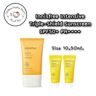 สินค้า ☆Innisfree Intensive Triple Care Sunscreen▪︎Triple Shield Sunscreen SPF50+ PA++++ ☆