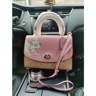 Coach  Disney X Tilly Top Handle In Signature