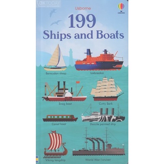 DKTODAY หนังสือ USBORNE 199 SHIPS AND BOATS (AGE 3+)