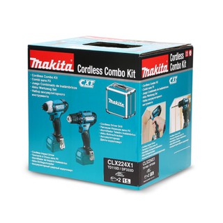 ภาพขนาดย่อของภาพหน้าปกสินค้าMAKITA CLX224X1 COMBO KIT สว่านไขควงไร้สาย DF333DZ+ไขควงกระแทกไร้สาย TD110DZ พร้อมแท่นชาร์จ + แบต 12V 1.5Ah x2 ก้อน จากร้าน moderntools_officialshop บน Shopee ภาพที่ 3