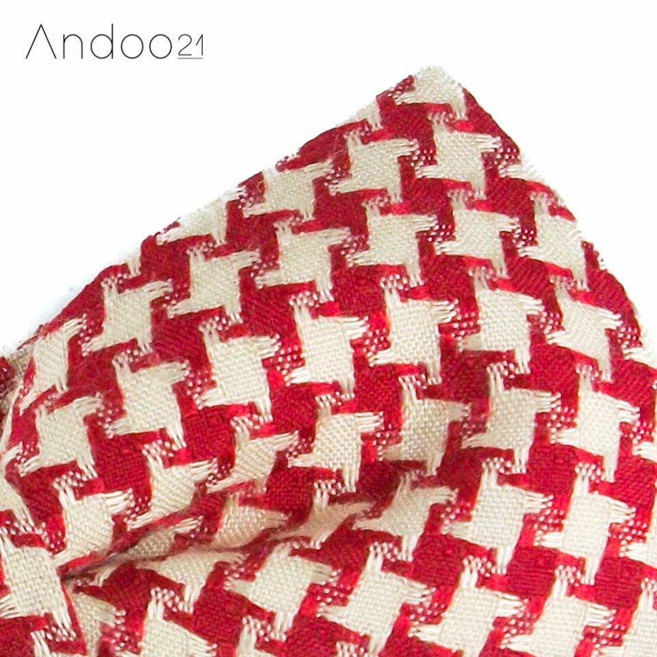 andrea-ผ้าทอ-มีลาย-ตาราง-ขาว-และแดง-เกรด-a-bt455