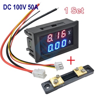 โวลต์มิเตอร์ แอมป์มิเตอร์ กระแสตรง DC 100V 10A  50A