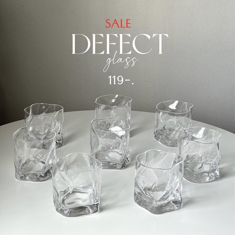 defect-sale-glassware-สินค้ามีตำหนิไม่มีผลต่อการใช้งาน