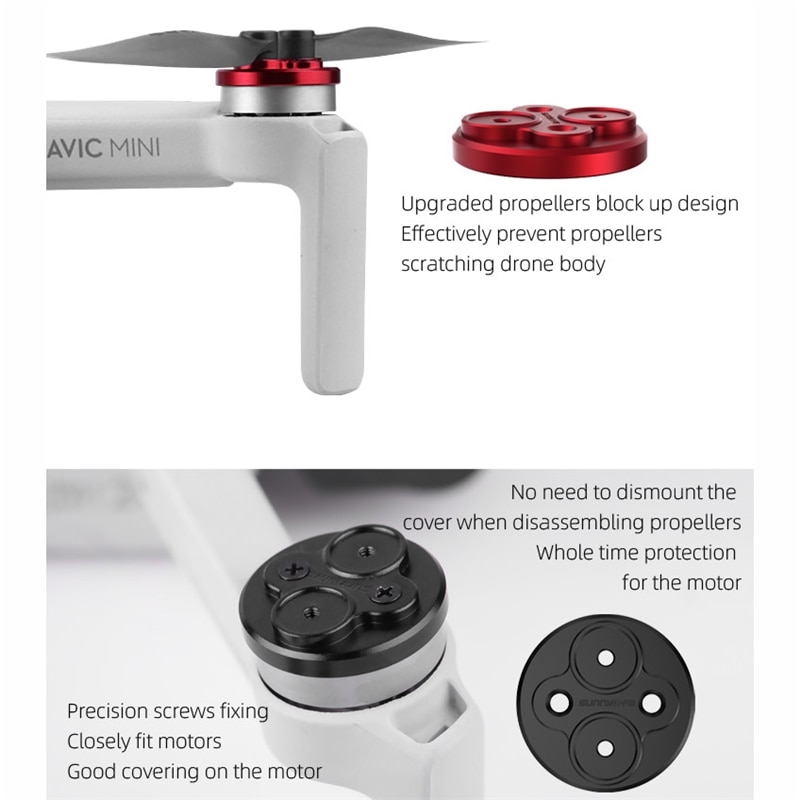 ฝาครอบมอเตอร์-อลูมิเนียม-ป้องกันรอยขีดข่วน-ป้องกันใบพัด-สําหรับอัพเกรด-dji-mavic-mini-dji-mini-2-mini-2-se-mini-se