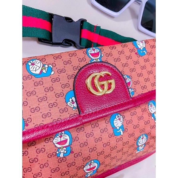 กระเป๋าคาดอก-คาดเอว-งาน-gucci-โดเรม่อน